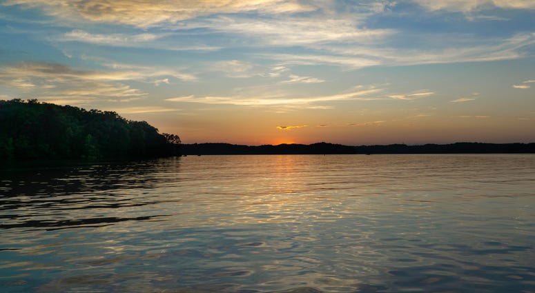 I-85 Accident, Car in Lake Hartwell