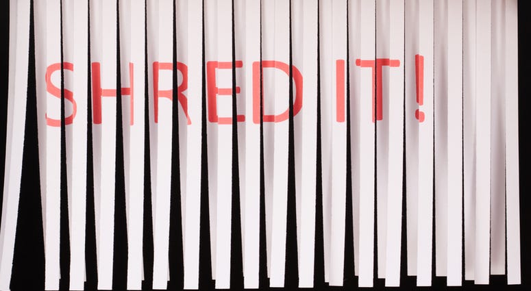 Shred your sensitive documents on shred day confidential Paper shredding