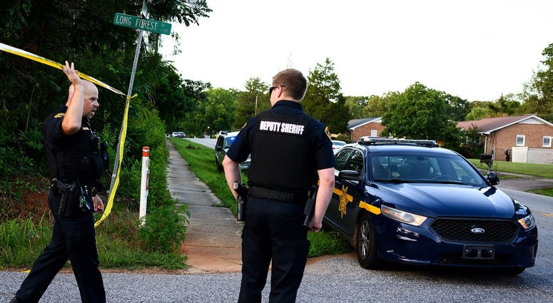 Greenville County Sheriff's office at the scene of an deputy-involved shooting at Long Forest Drive and Old Buncombe Road Saturday, July 11, 2020. Greenville County Sheriff's office at the scene of an deputy-involved shooting at Long Forest Drive and Old Buncombe Road Saturday, July 11, 2020.