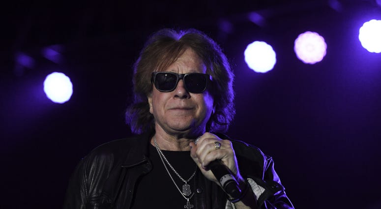 Eddie Money performs at the Pompano Beach Amphitheatre. Jan 14, 2017; Pompano Beach, FL