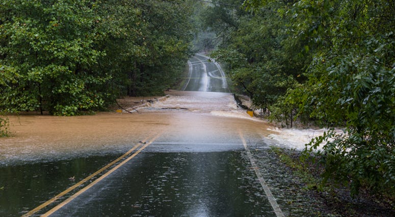 Flooded Road Flooded Road