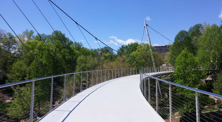 Liberty Bridge at Falls Park Liberty Bridge at Falls Park