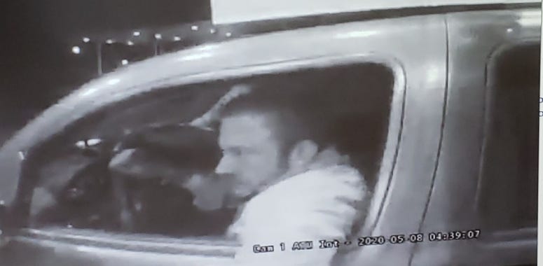 Suspect that attempted to force entry into an ATM