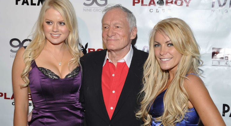 21 October 2010 - Las Vegas, NV - Magazine publisher and founder of Playboy Enterprises, Hugh Hefner and guests. Hugh Hefner hosts a special evening at The Playboy club inside the Palms Casino & Resort. NV: HUGH HEFNER HOSTS PARTY AT THE PLAYBOY CLUB