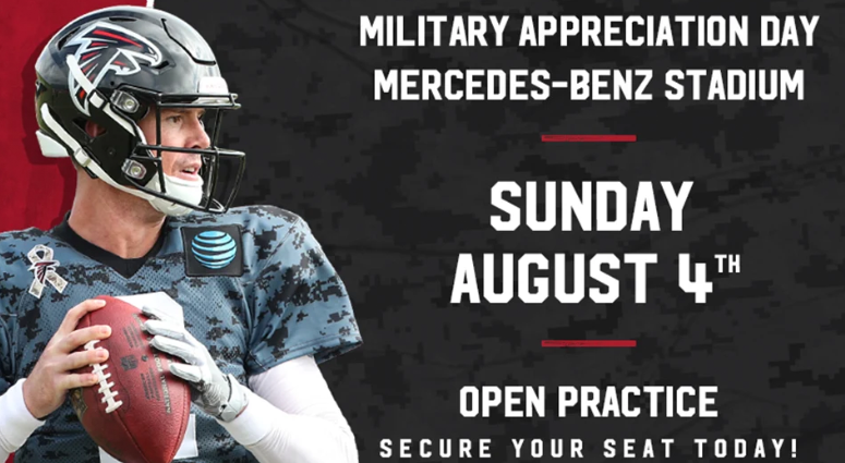 Atlanta Falcons 2019 Military Appreciation Day Atlanta Falcons 2019 Military Appreciation Day