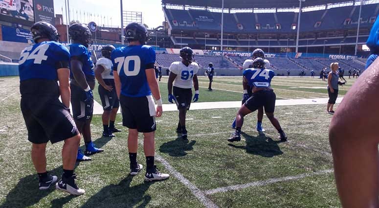 Georgia State Football prepares for Tennessee Georgia State Football prepares for Tennessee