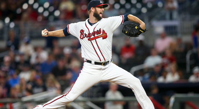 Chris Martin, one of three relievers the Braves added at the trade deadline