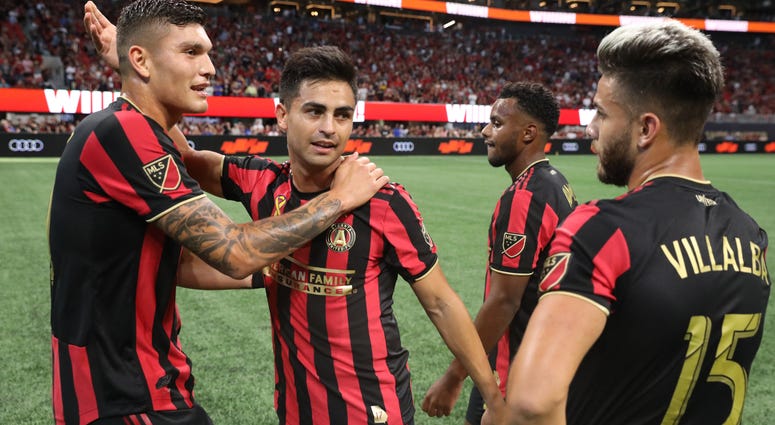 Atlanta United strikers Brandon Vazquez and Tito Villalba