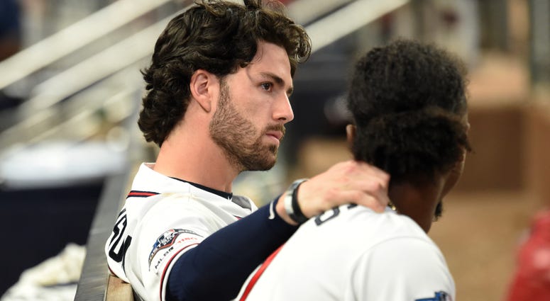 Atlanta Braves Infielders Dansby Swanson and Ozzie Albies