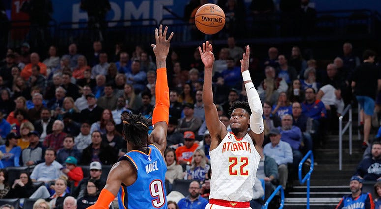 Atlanta Hawks guard Cam Reddish Atlanta Hawks guard Cam Reddish