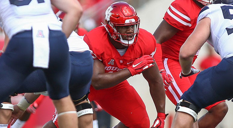 Houston Cougars defensive tackle Ed Oliver Houston Cougars defensive tackle Ed Oliver