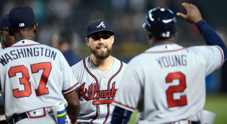 Atlanta Braves center fielder Ender Inciarte Atlanta Braves center fielder Ender Inciarte