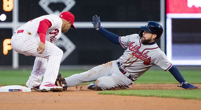 Atlanta Braves center fielder Ender Inciarte Atlanta Braves center fielder Ender Inciarte