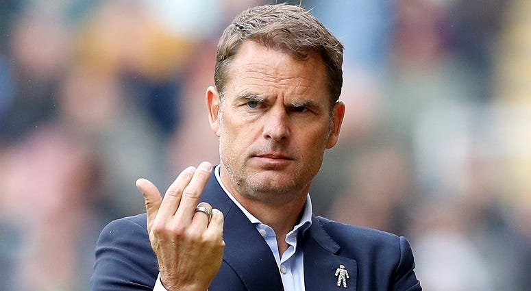 manager Frank de Boer manager Frank de Boer