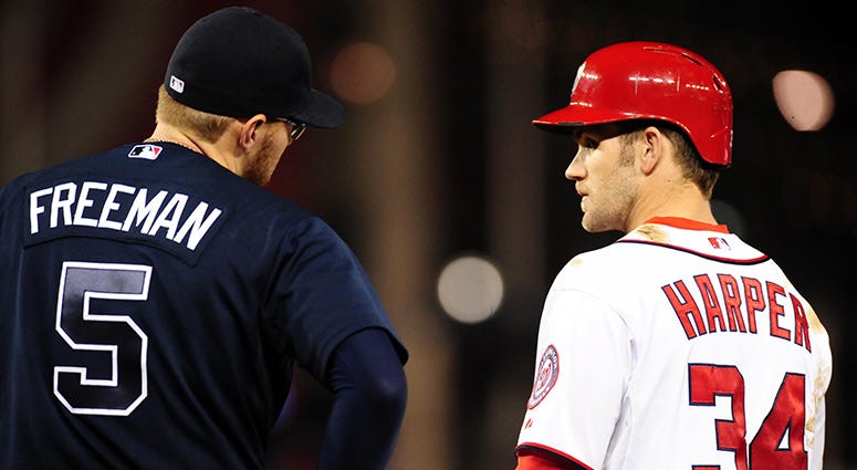 Atlanta Braves first baseman Freddie Freeman Atlanta Braves first baseman Freddie Freeman