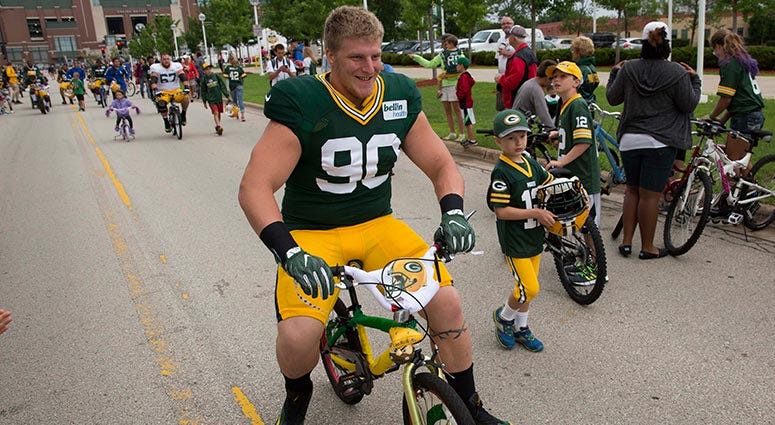 Green Bay Packers rookie defensive tackle Tyler Kuder Green Bay Packers rookie defensive tackle Tyler Kuder