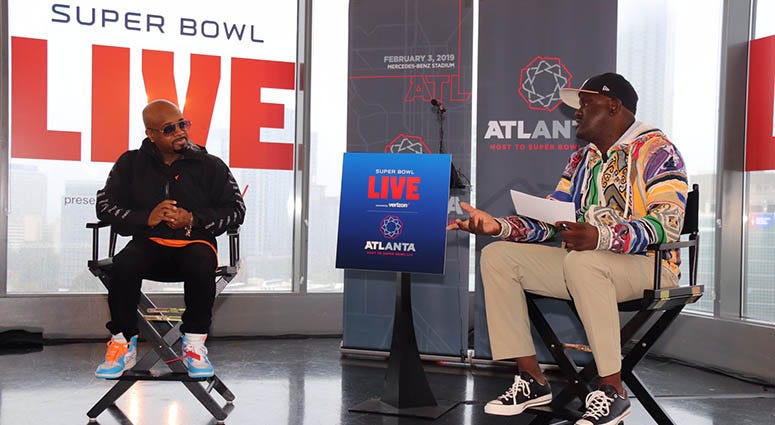 V-103 host Greg Street with Jermaine Dupri V-103 host Greg Street with Jermaine Dupri