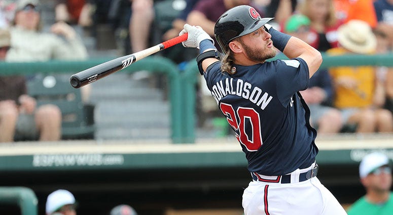 Atlanta Braves third baseman Josh Donaldson Atlanta Braves third baseman Josh Donaldson