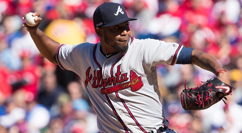 Atlanta Braves starting pitcher Julio Teheran Atlanta Braves starting pitcher Julio Teheran