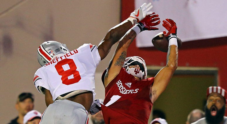Ohio State Buckeyes cornerback Kendall Sheffield Ohio State Buckeyes cornerback Kendall Sheffield