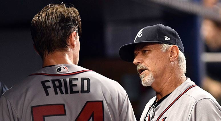 Atlanta Braves starting pitcher Max Fried Atlanta Braves starting pitcher Max Fried
