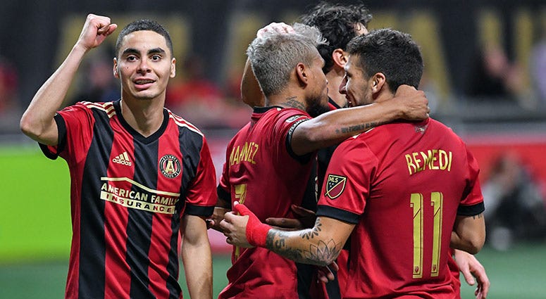 Atlanta United midfielder Miguel Almiron Atlanta United midfielder Miguel Almiron