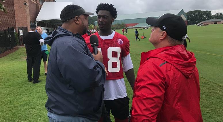 Atlanta Falcons receiver Calvin Ridley Atlanta Falcons receiver Calvin Ridley