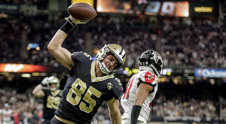 New Orleans Saints tight end Dan Arnold New Orleans Saints tight end Dan Arnold