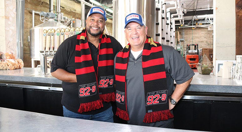 92-9 The Game soccer scarf 92-9 The Game soccer scarf