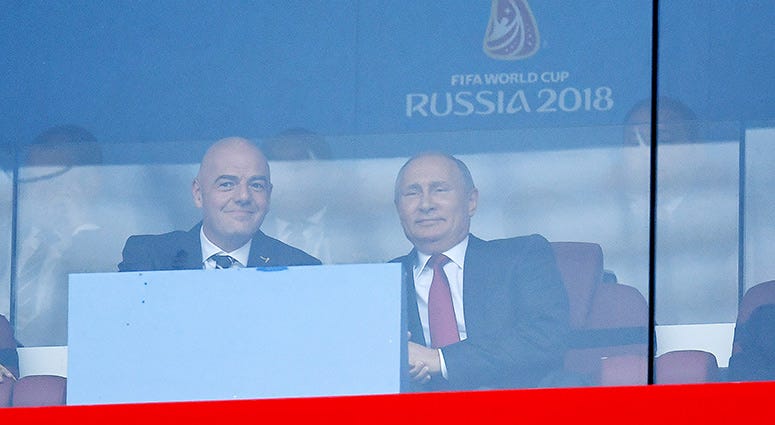 FIFA president Gianni Infantino FIFA president Gianni Infantino