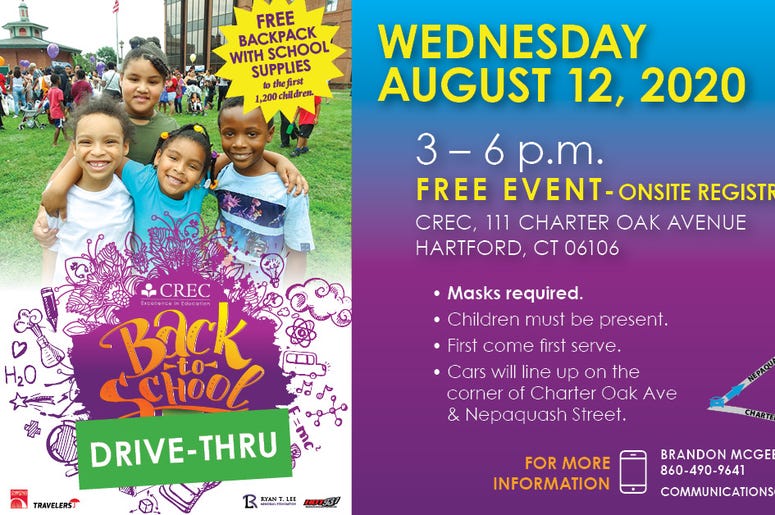 CREC Back To School Drive-Thru
