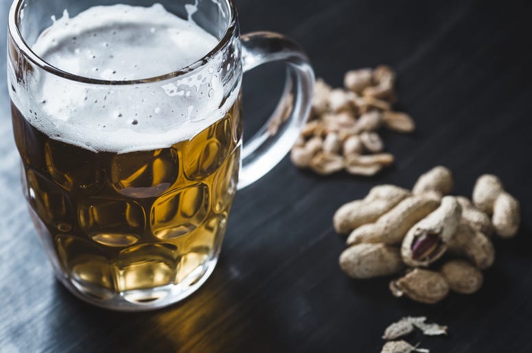 Beer and Peanuts Beer and Peanuts