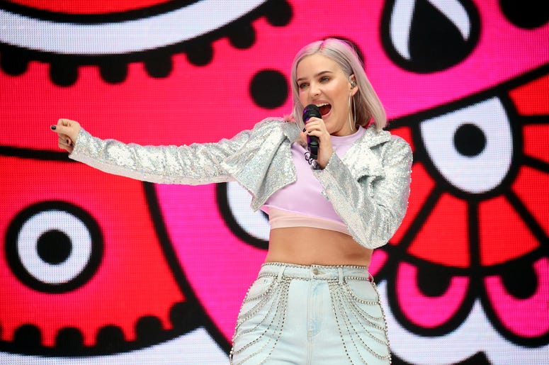 Anne-Marie on stage during Capital's Summertime Ball with Vodafone Anne-Marie on stage during Capital's Summertime Ball with Vodafone