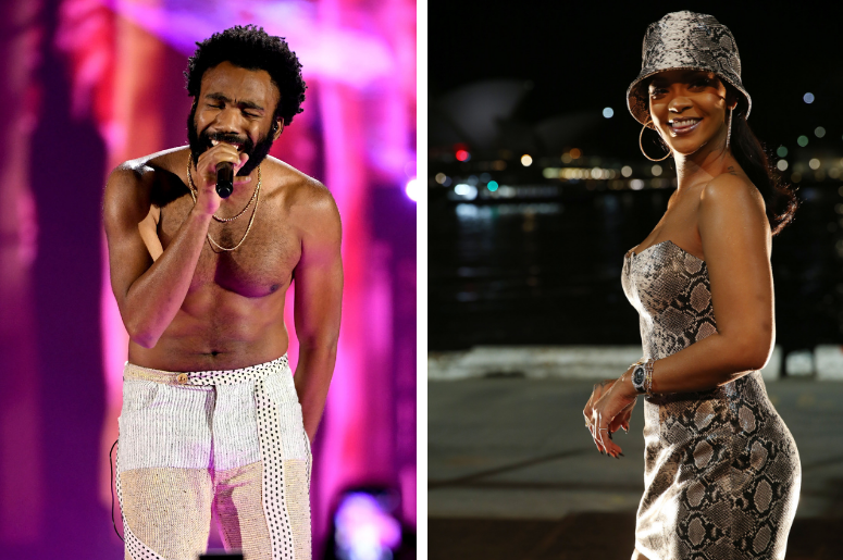 Childish Gambino and Rihanna Childish Gambino and Rihanna