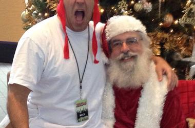 Clearly this boy is on the NAUGHTY list santa