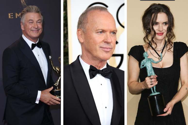 Alec Baldwin, Michael Keaton, Winona Ryder Alec Baldwin, Michael Keaton, Winona Ryder