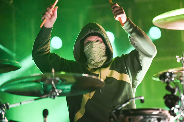 Josh Dun of Twenty One Pilots performs at the BB&T Center in Sunrise, Florida on November 4, 2018 Josh Dun of Twenty One Pilots performs at the BB&T Center in Sunrise, Florida on November 4, 2018