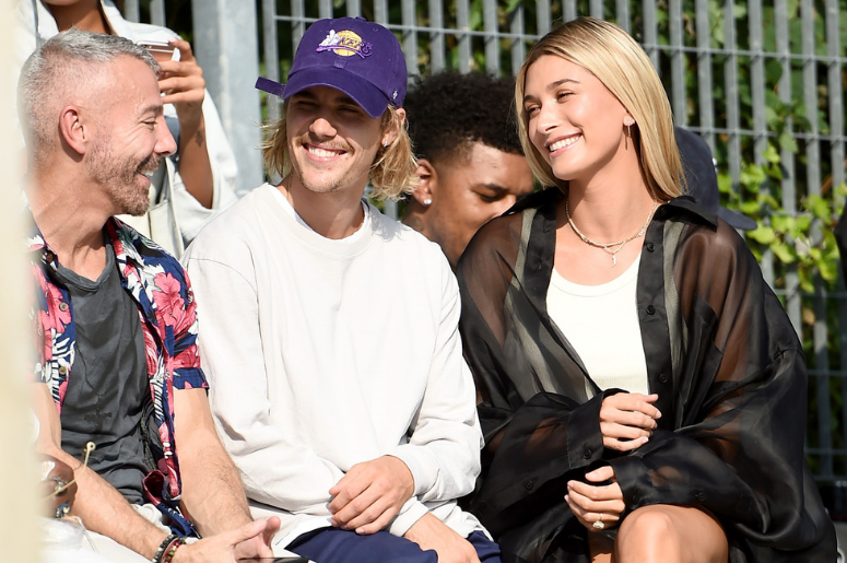 Justin Bieber and Hailey Baldwin attend the John Elliott front row during New York Fashion Week: Justin Bieber and Hailey Baldwin attend the John Elliott front row during New York Fashion Week: