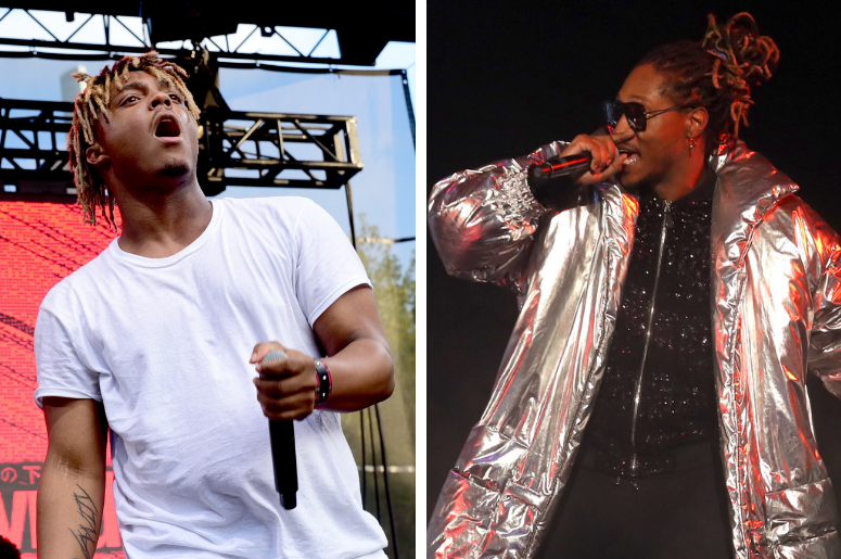 Juice Wrld performs onstage during the 2018 Made In America Festival - Day 1 at Benjamin Franklin Parkway on September 1, 2018 in Philadelphia, Pennsylvania. Future performing on stage at the Philipp Plein fashion show during New York Fashion Week: The Sh