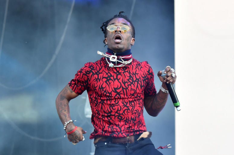 Lil Uzi Vert Lil Uzi Vert performing on the third day of the Wireless Festival, in Finsbury Park, north London.